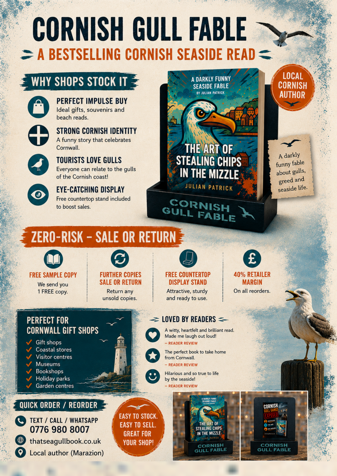 The Art of Stealing Chips in the Mizzle TRADE ORDERS CORNWALL
